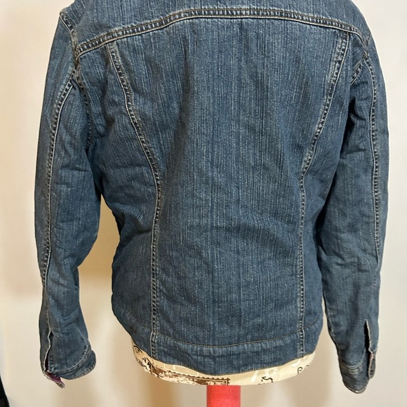 L.L. Bean Denim Sherpa-Lined Jacket - Picture 4 of 13
